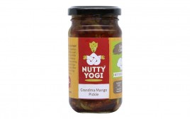 Nutty Yogi Grandma Mango Pickle   Glass Jar  200 grams